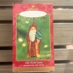 NIB 2001 Hallmark Keepsake Ornament “Old-World Santa”
